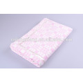 Широкий розовый жаккардовый супер мягкий теплый твердый цвет длинный размер 100% хлопок Материал Одеяло для Bbay